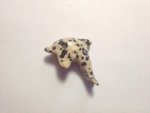 Dalmation Jasper Dolphin Pendant F79