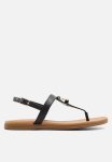 Emmaliine Slingback Thong - Black