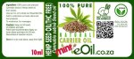 Hemp Seed Carrier Organic Oil - 100 Ml - 10 Ml
