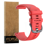 Elite 22MM Quick Release Classic Watch Strap - Red