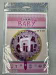 ITS A Girl Foil Balloon