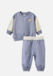 Cotton On Bundle Alma Drop Shoulder Sweater & Felix Track - Steel happy Colourblock