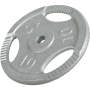 Unboxed Deal - Cast Iron Tri-grip Weight Plate 10KG - Silver