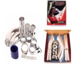 Universal Air Filter Pipe Intake Line Air Intake Pipe Intake Kit Aluminium Alloy Set