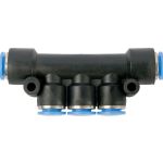 Aircraft - Pu Hose Fitting Manifold 8MM-8MM - 2 Pack