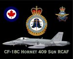 CF-18C Hornet 409 Sqn Rcaf Mouse Pad