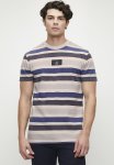 Polo Lizwemen Pjc Short Sleeve Aop Striped Tee - Blue