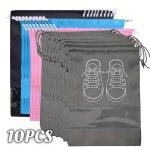 10PCS Shoes Storage Bags Non-woven Travel Portable Bag Drawstring Dustproof Bags