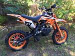 Kxd Dirt Bike Fairing Kit - Orange
