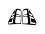 Rear Tail Light Cover Matt Black For Toyota Hilux GD6 2016-2020