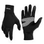 Running Gloves Touch Screen Black Sleek Small