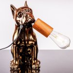 Frenchie Table Light - Bronze Fitting On Left