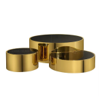 3-IN-1 Elegant Marble Stainless Steel Coffee Table