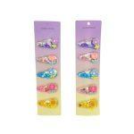 Fancy Silicone Hair Clip 5PC