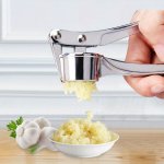 1PC Premium Garlic Press And Ginger Crusher Durable Kitchen Tool For Easy Garlic Mincing And Ginger Crushing Kitchen Supplies