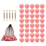 Bac-kitchen 40 Pack Foam Golf Practice Balls - Realistic Feel And Limited Flight Training Balls For Indoor Or Outdoor
