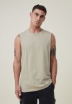 Cotton On Organic Muscle - Gravel Stone