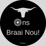 Lifespace "ons Braai Nou" Drinks Coasters - Set Of 6