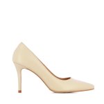 Pointed Toe Court Heel -beige