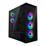 Arctic Xtender Mirror Black E-atx Tempered Glass High Airflow Gaming Chassis