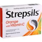 Strepsils Orange With Vit C 8'S