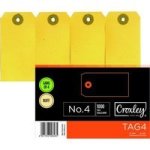 JD2 Buff-manilla Tags - NO.4 108 X 54MM Box Of 1000