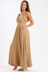 Juliana Strappy Maxi Dress With Pockets
