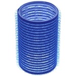 Cling Hook & Loop Hair Perm Curlers 40MM Blue 12 PACK