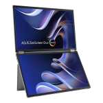 Asus Zenscreen Duo Oled MQ149CD Dual 14 Oled Wuxga 60HZ Hdr True Black 400 Usb-c Portable Monitor