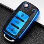 Car Key Case For Volkswagen For Vw For Magotan For Golf 4 3 6 5 6 MK6 For Passat B5 B6 B8 B7 Touran