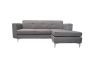 Light Grey Universal 3 Seater With Ottoman Couch Set
