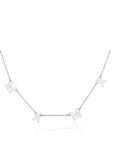Findchic Mama Necklace Dainty Silver Layered Necklace 16INCH Chain Pregnancy Gifts For Expecting Mom