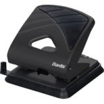 Bantex Heavy Duty 2 Hole Metal Perforator - Black