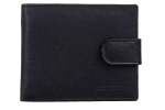 Bossi Printed Antique Executive Billfold With Tab And Zip - Black