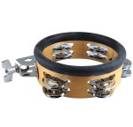 Mountable 6" Wooden Tambourine