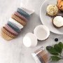 100pcs Disposable Muffin Cups Food Grade Heat Resistant Cupcake Cups Greaseproof Paper Cupcake Liners Muffin Molds Baking Tools Kitchen Gadgets Kitchen Accessories
