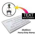 Shiny Stamp Text Replacement For HM-6107