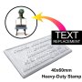 Shiny Stamp Text Replacement For HM-6107