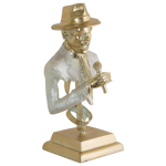 Singer Jazz Statue 36 Cm
