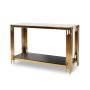 Gof Furniture - Remi Gold Console Table