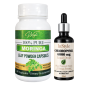 100% Pure Moringa Leaf Powder Capsules & Liquid Chlorophyll Drops