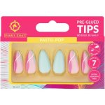 Pinky Goat Pre-glued Tips Pastel Pop 24 Nails