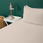 Soft Touch Essentials Fitted SHEET - Stone - King Xld 182 X 203 X 35CM