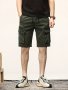 Chic Cargo Shorts Men's Casual Multi Pocket Cargo Shorts For Summer Outdoor Activities Bermuda Shorts