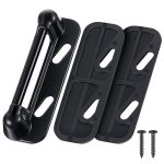 Enhon 1 Pack Screen Door Spring Strike Plate Spring Loaded Screen And Storm Door Hardware Kit Aluminum Painted Applied For Most