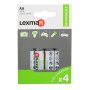 Lexmark Rechargeable Battery Aa LR06 Lexman 4 Pack