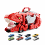Dinosaur Car Storage Truck Playset Kids Gift With Swallow Track Cars 8 Cars