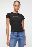 Sissy Boy Ela: Basic Embroidered Logo Top - Black