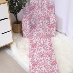 A Kids Sofa Fold-open Chair Pink French Rose