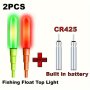 2PCS Night Fishing Electronic Stick High Brightness Waterproof Glow Stick For Float Fishing Accessories